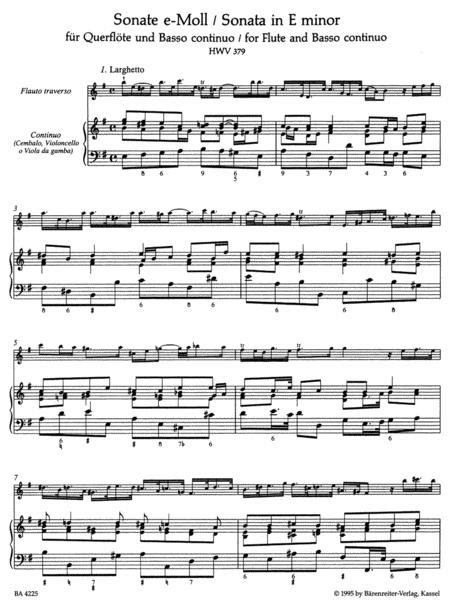 Eleven Sonatas For Flute And Basso Continuo